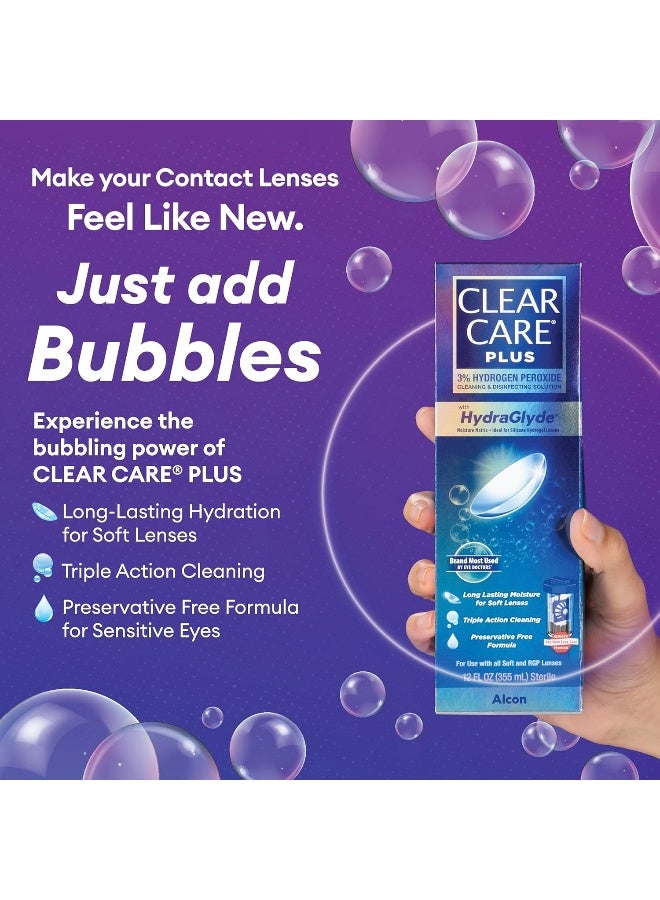 CLEAR CARE PLUS Cleaning and Disinfecting Solution with Lens Case, 12-Ounces - Image 5
